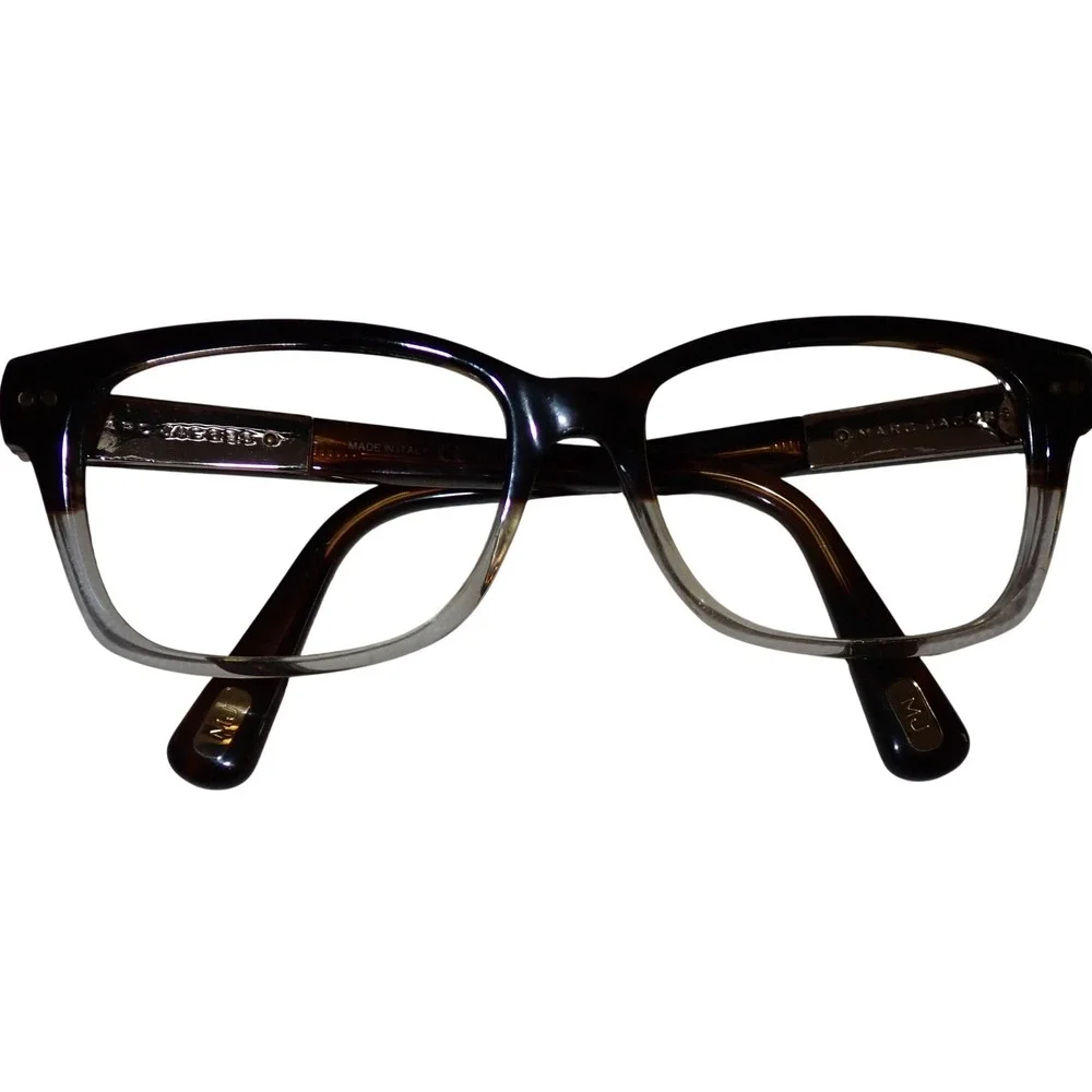 Marc Jacobs Tortoise Clear Two Tone Square Eyeglasses Frames‎ Made in Italy